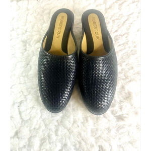 Robert Zur woven leather mules women size 9M